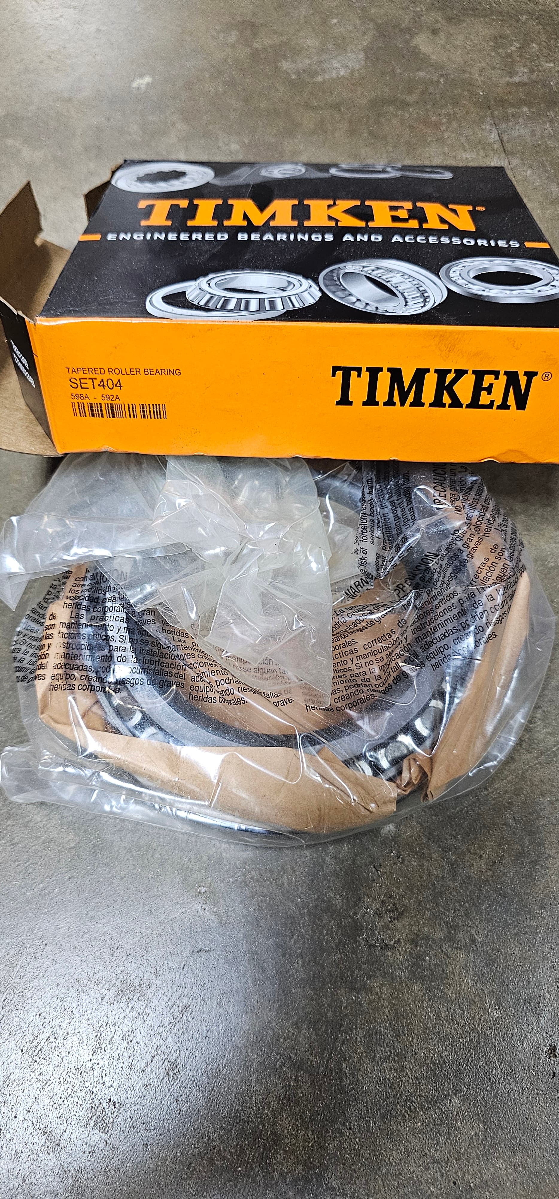 Timken Bearing Set 404