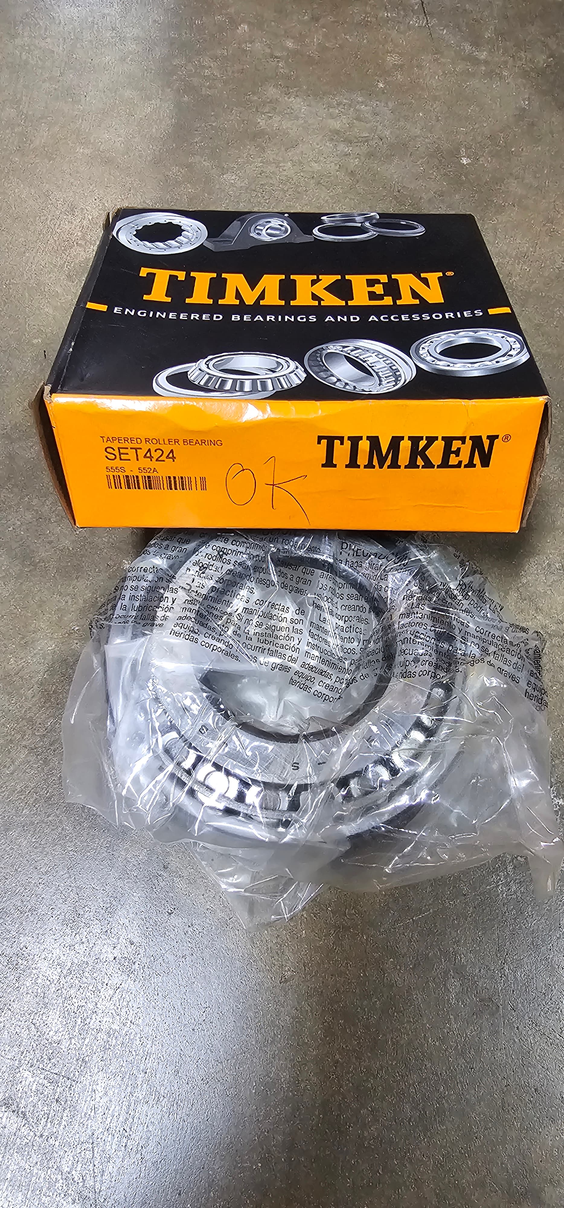 Timken Bearing Set 424
